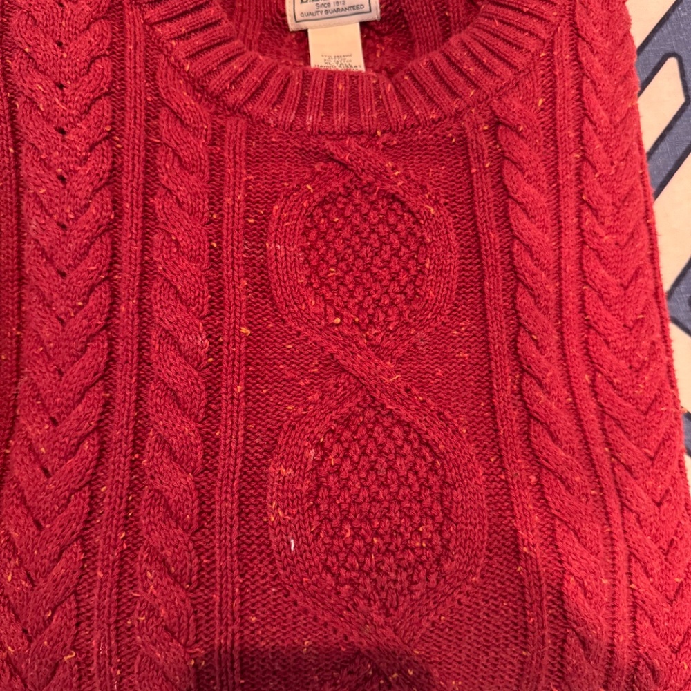 L.L. Bean Cableknit Sweaters